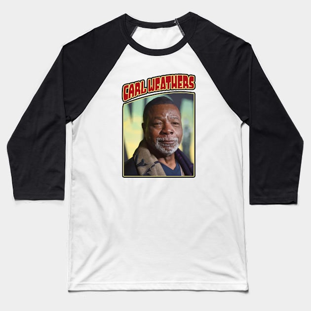 Carl Weathers - Tribute - Classic Retro Baseball T-Shirt by clownescape